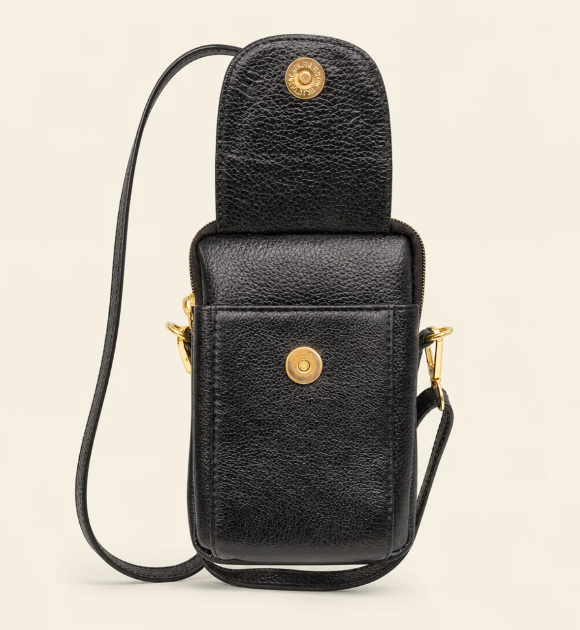 Tan Tales Leather Phone Bag