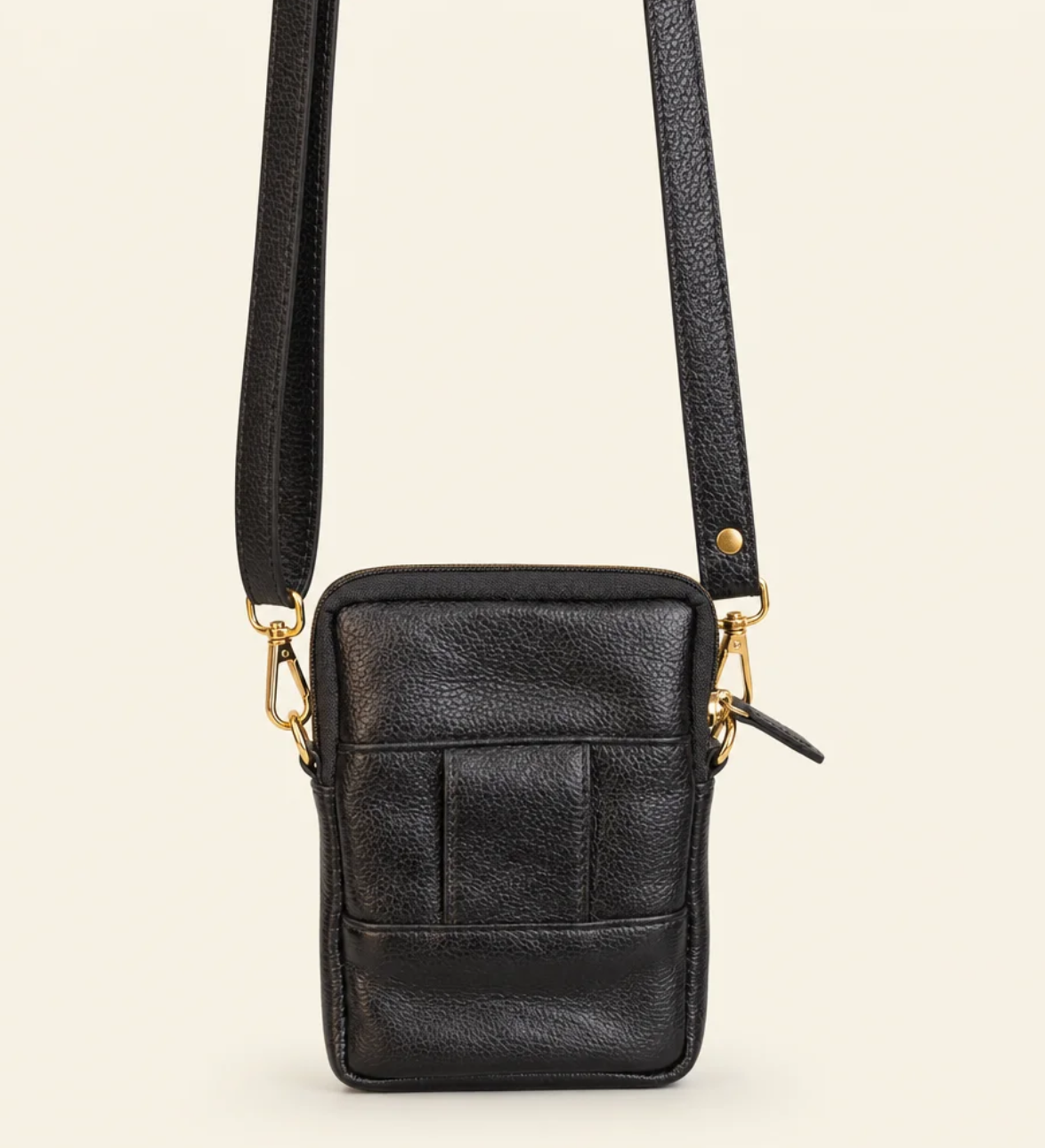 Tan Tales Leather Phone Bag