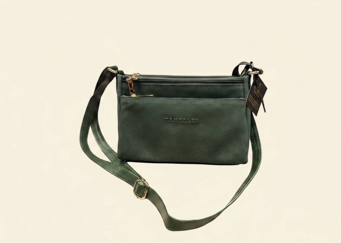 Tan Tales Suede Crossbody