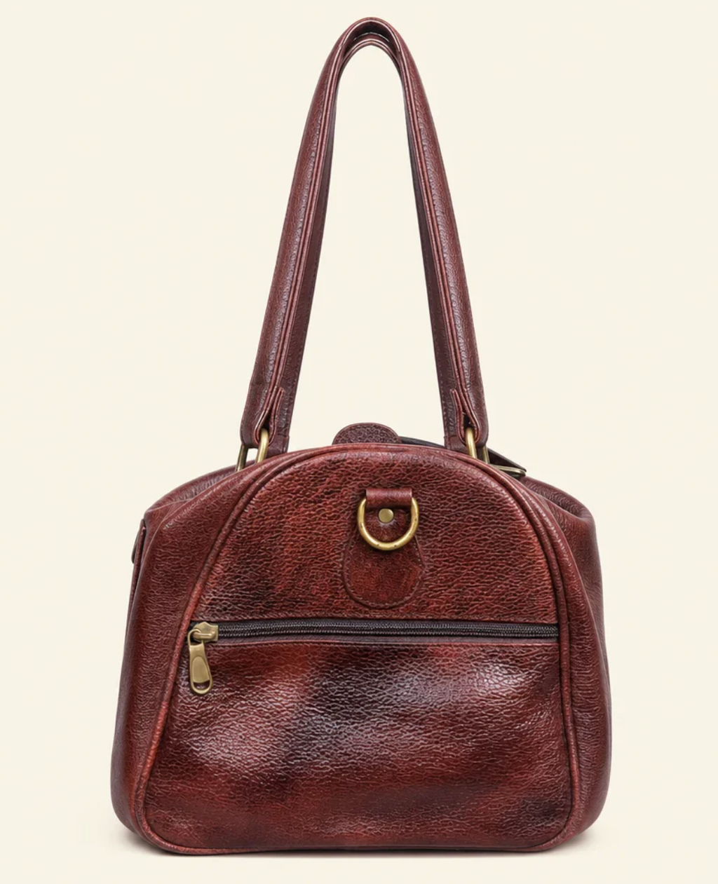 Tan Tales Atlantic Leather Duffel Bag