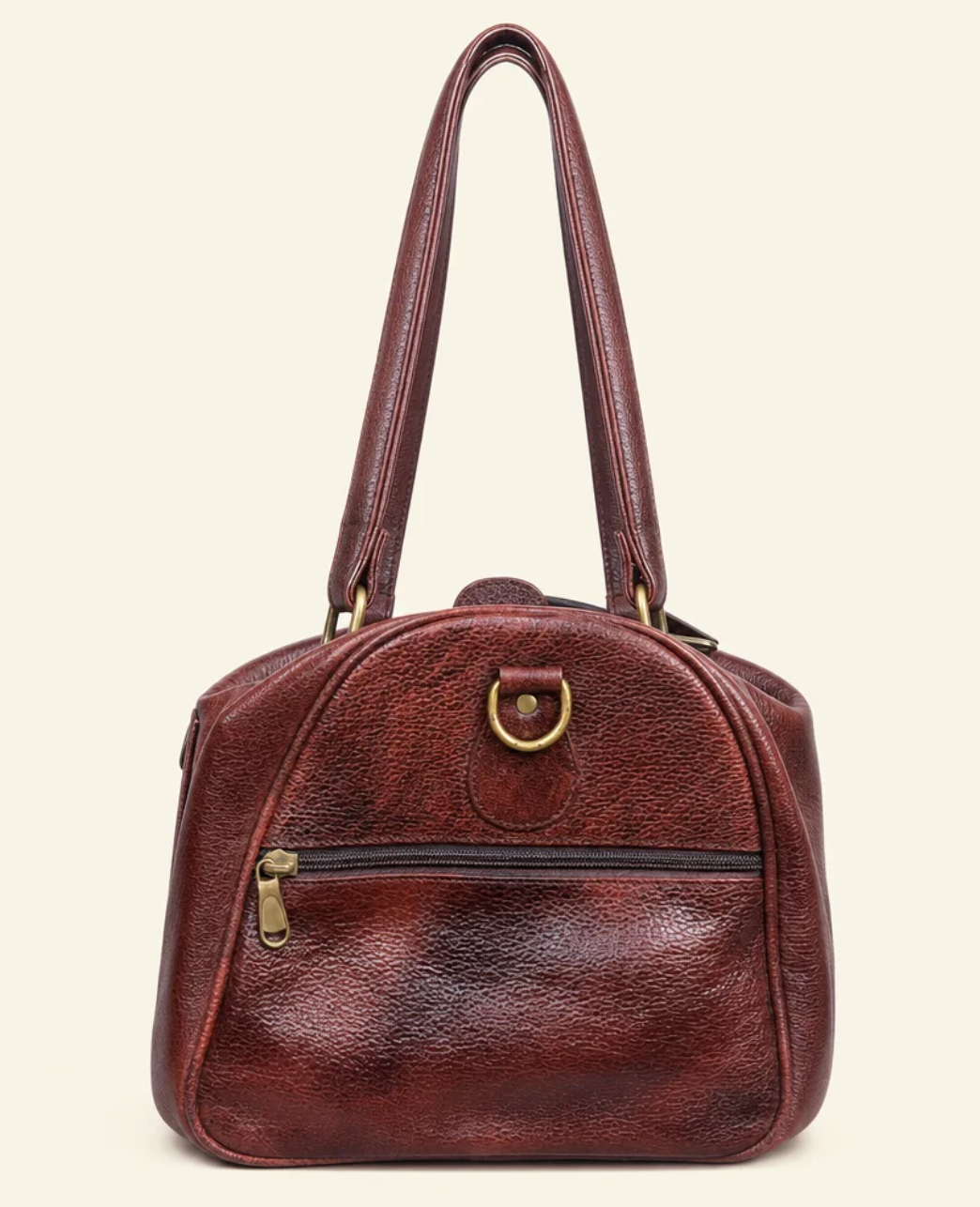 Tan Tales Atlantic Leather Duffel Bag