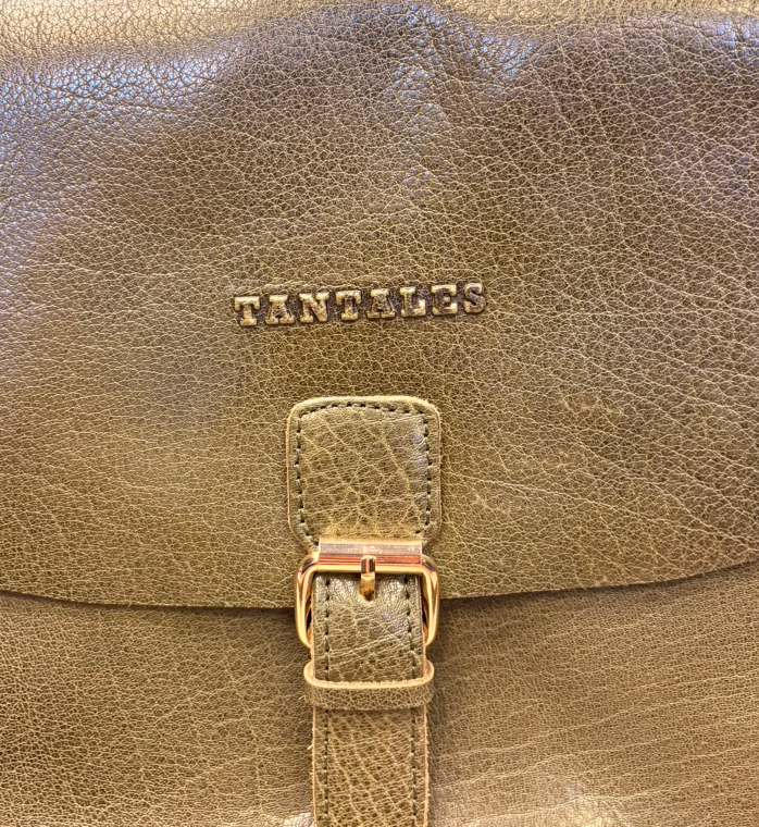 Tantales Leather flap Bag