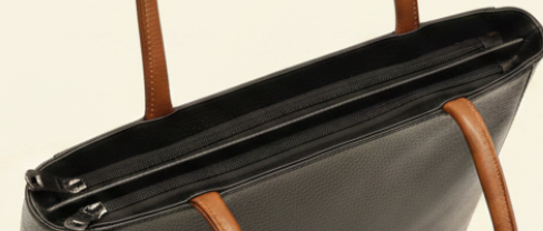 Tan Tales Structured Tote