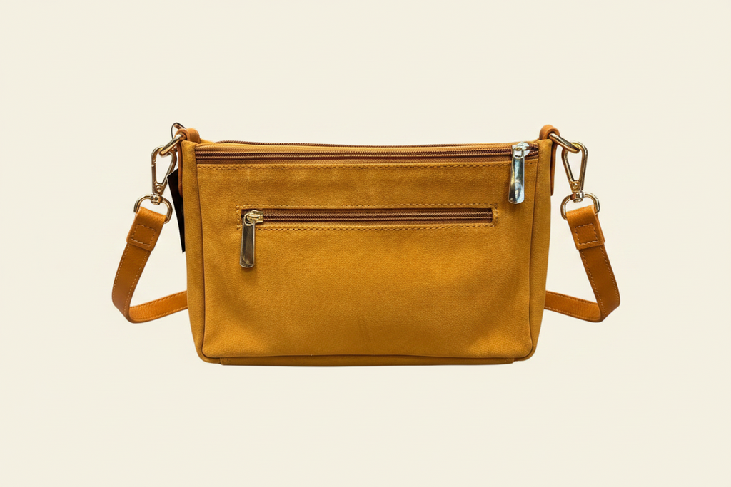 Tan Tales Suede Crossbody