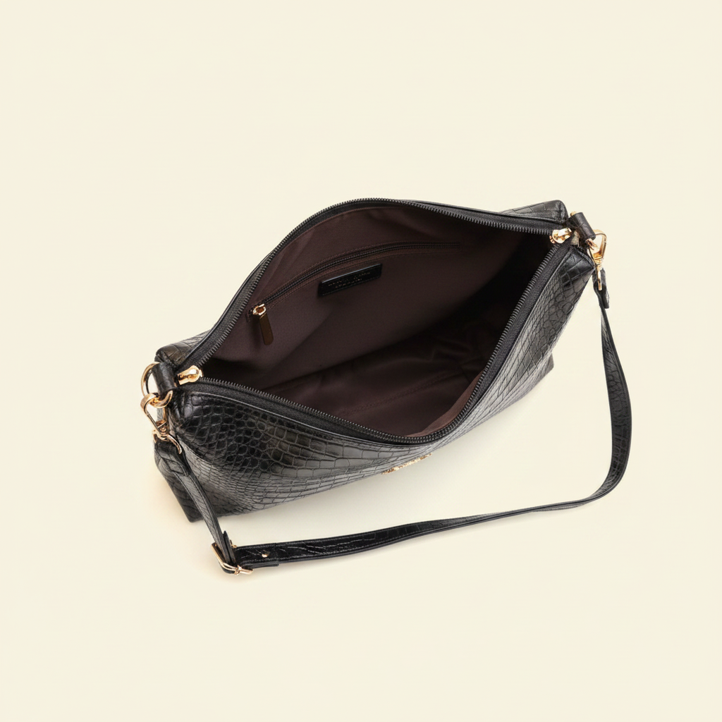 Black Crossbody - Interior