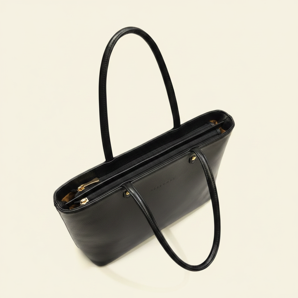 Black Dome Tote - Interior