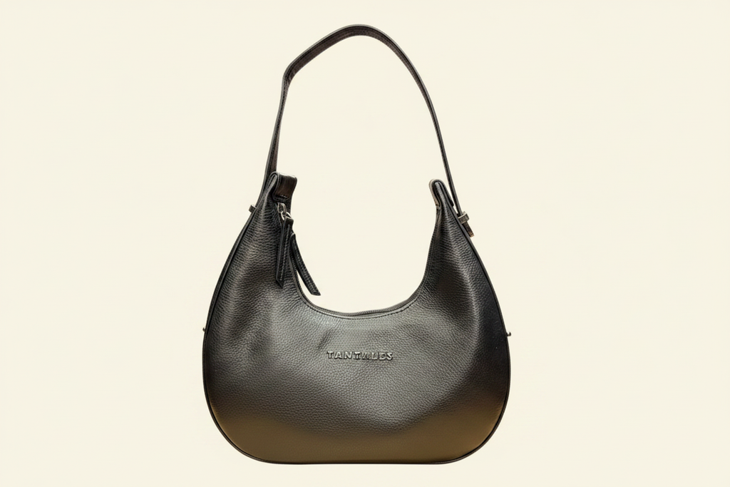 Black Front Strap – Cream BG