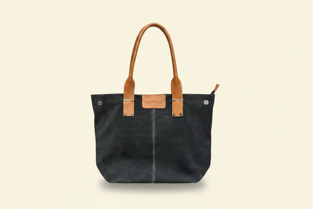 Black-Tan Front Logo – Cream BG