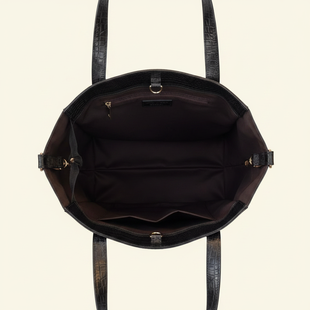 Black Tote - Interior