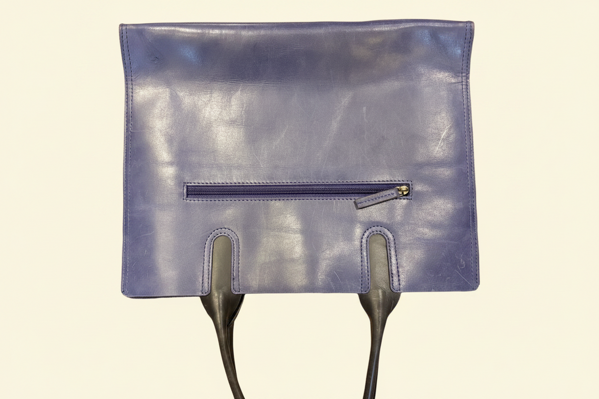 Tan Tales Leather Tote Bag