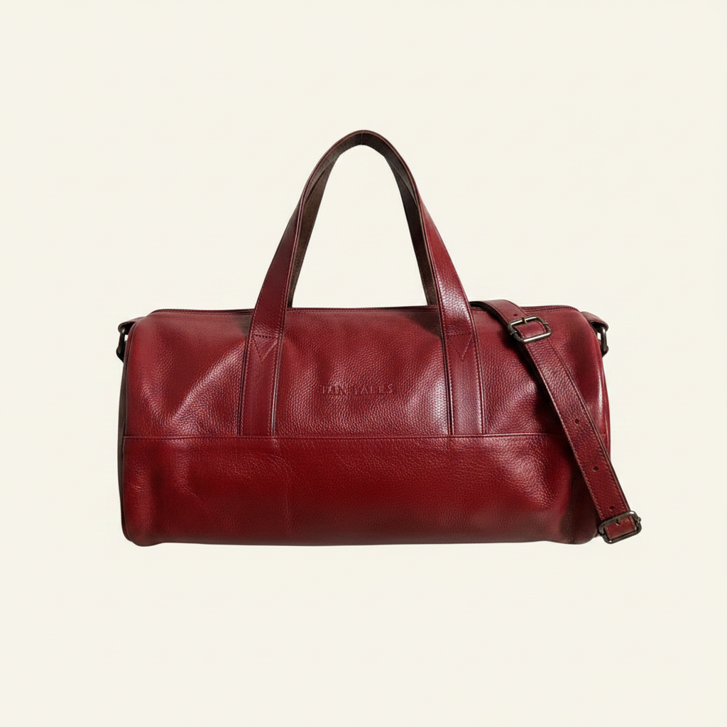 Cherry Red Duffle - Front