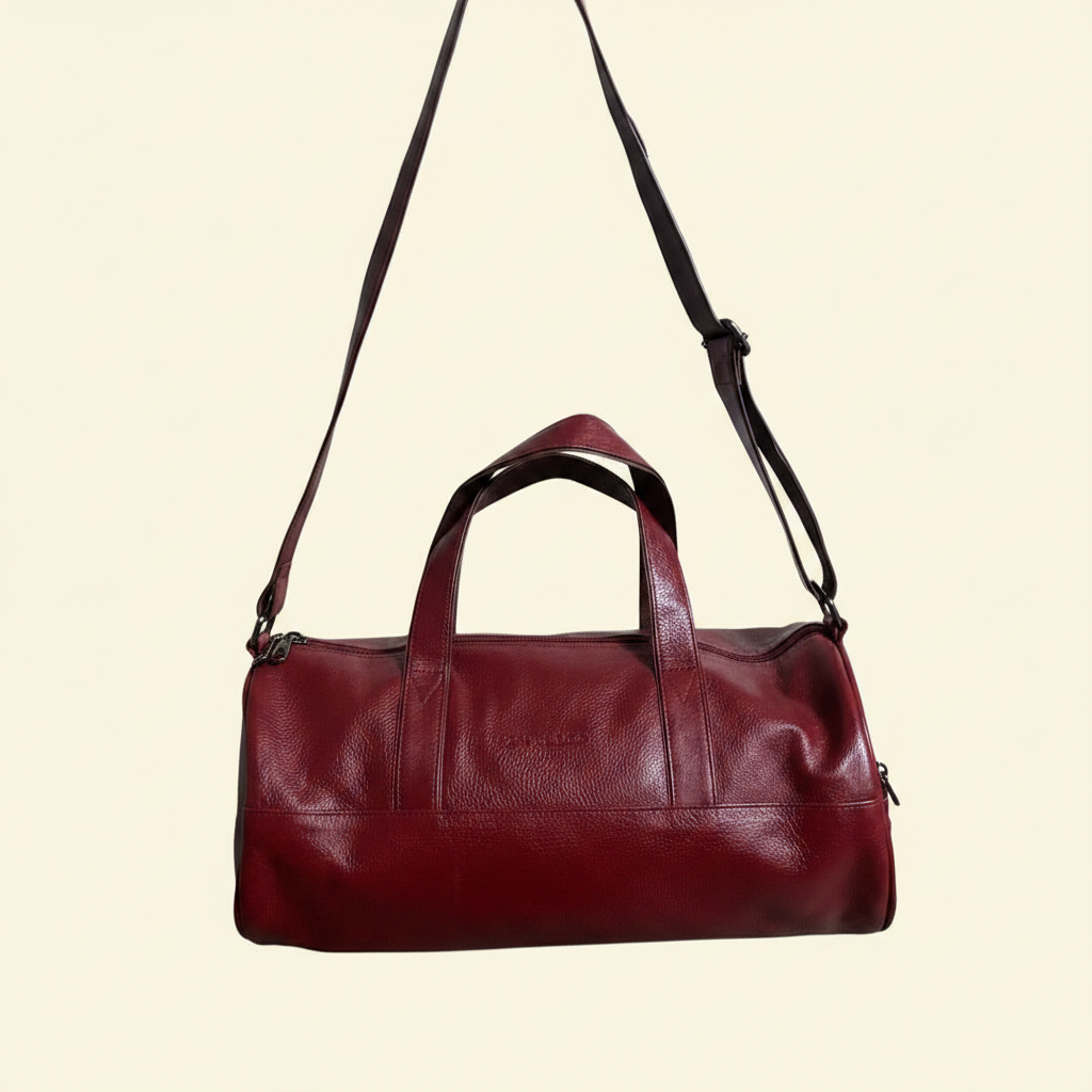 Cherry Red Duffle - Side