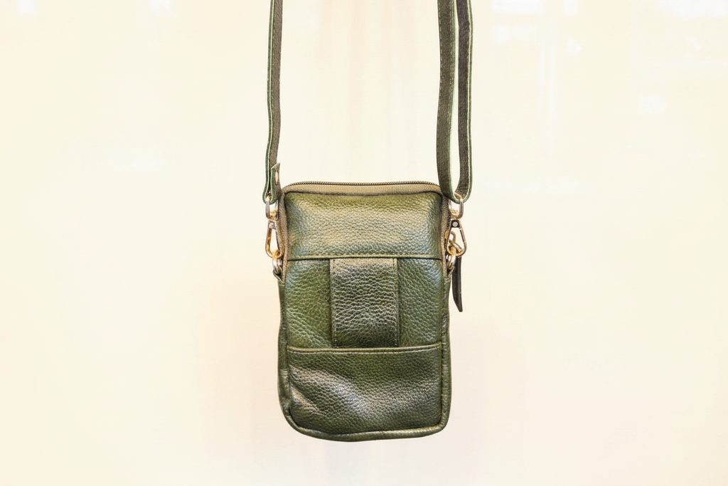 Front view with strap