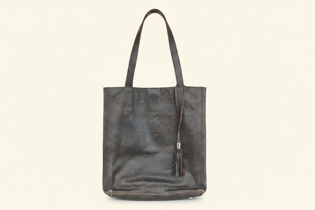 Front with sunflower logo & tassel