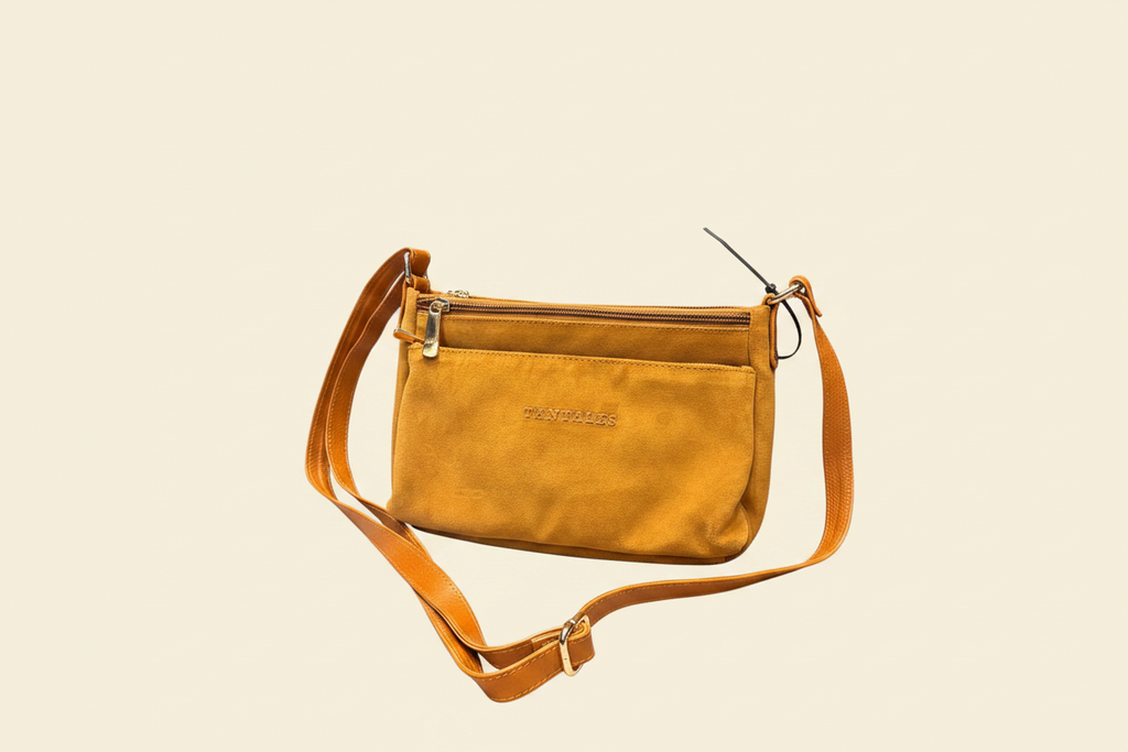 Tan Tales Suede Crossbody