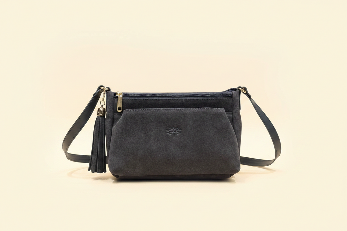 Tan Tales Suede Crossbody