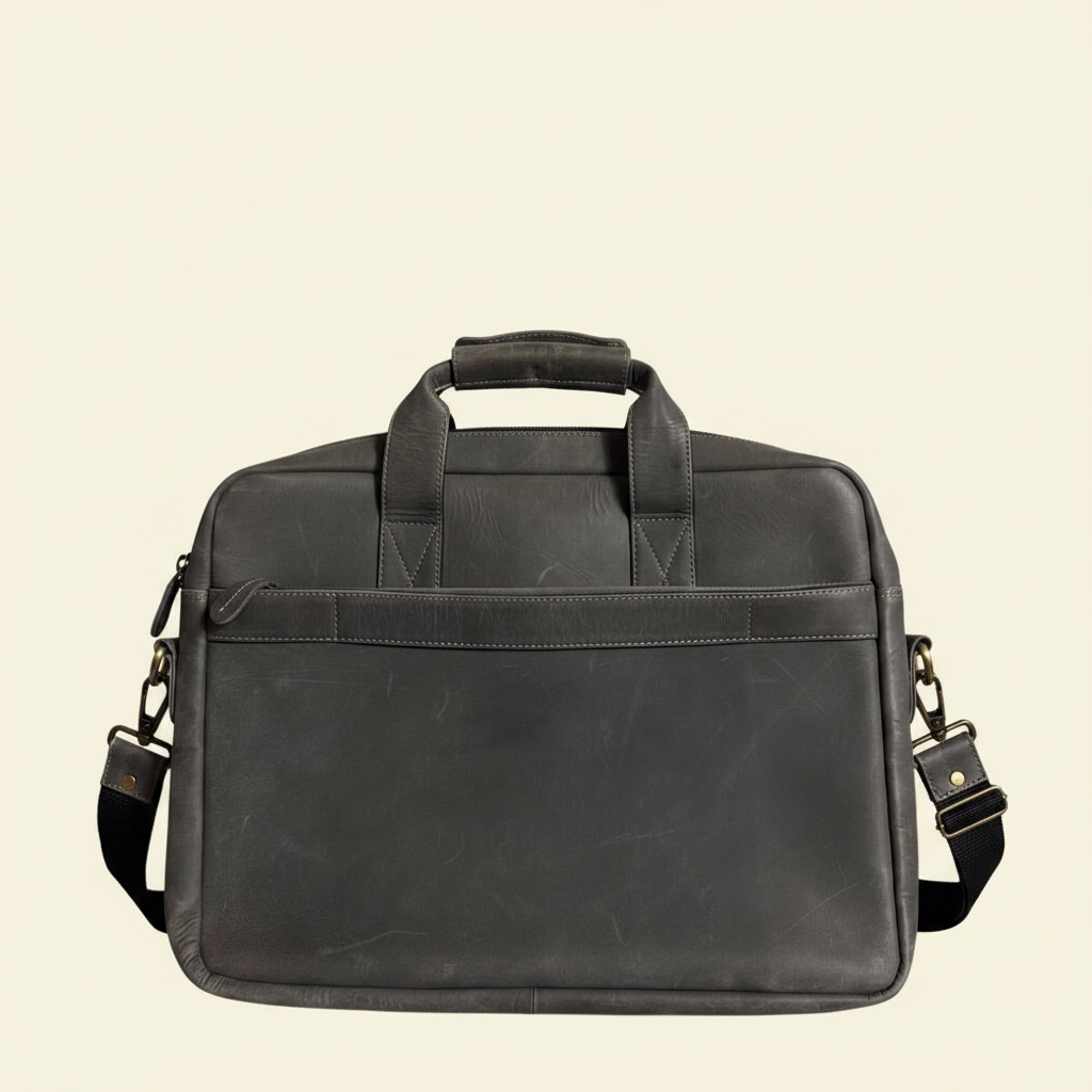Grey Briefcase - Back
