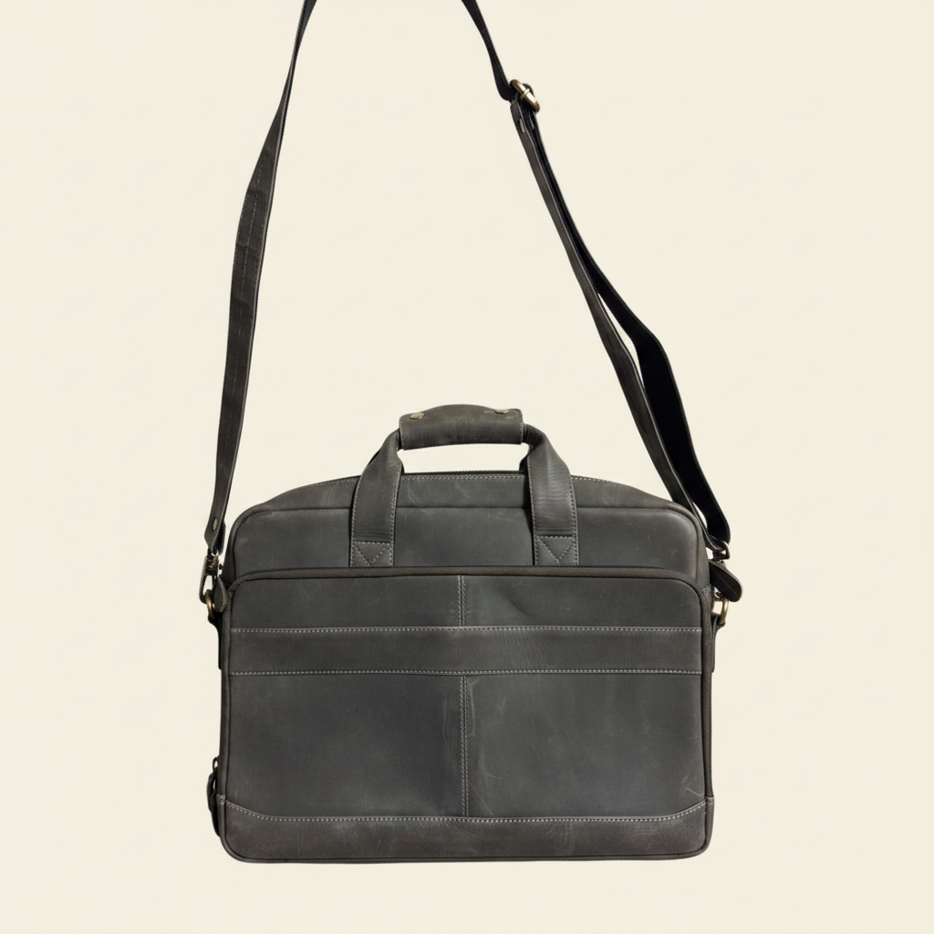 Grey Briefcase - Side