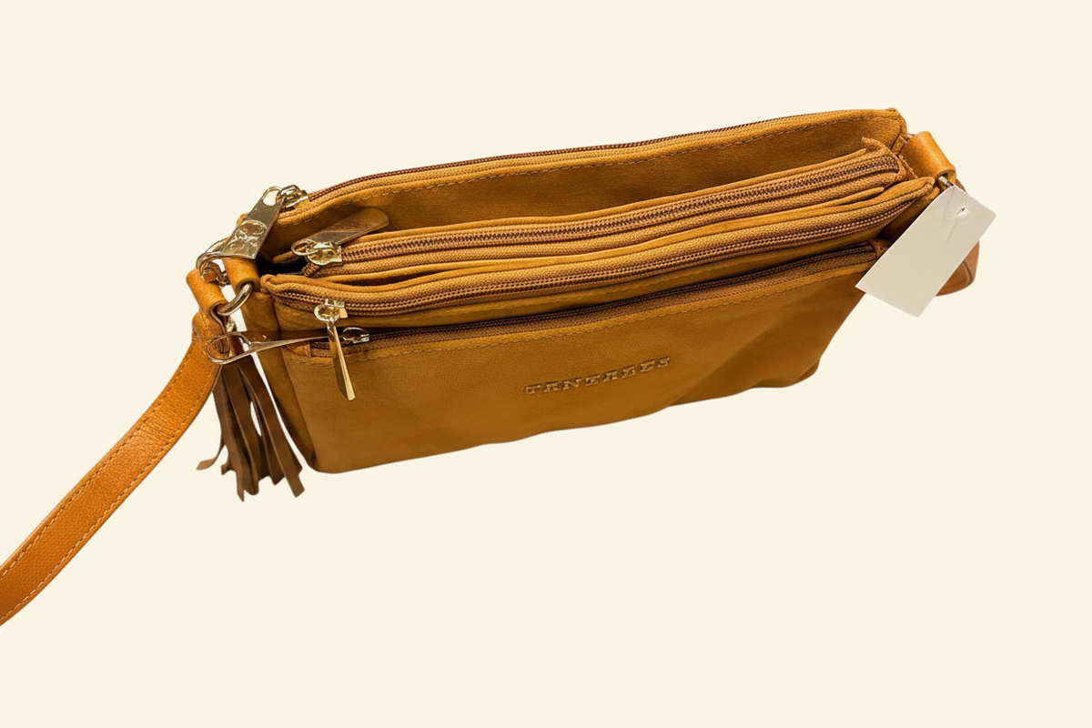 Tan Tales Suede Crossbody