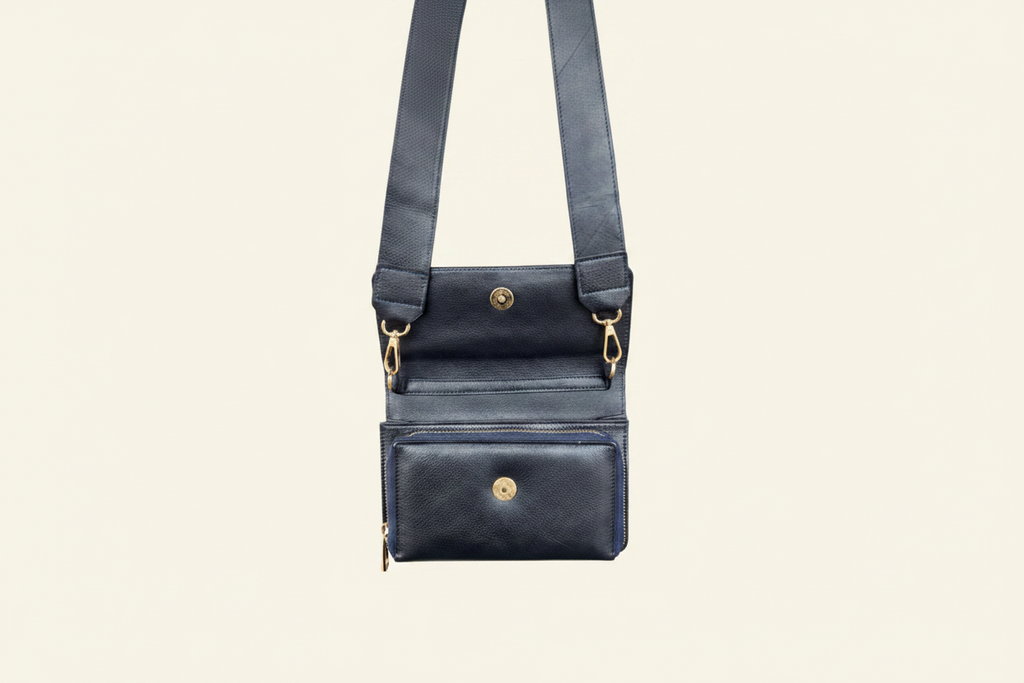 Navy City Sling - Interior