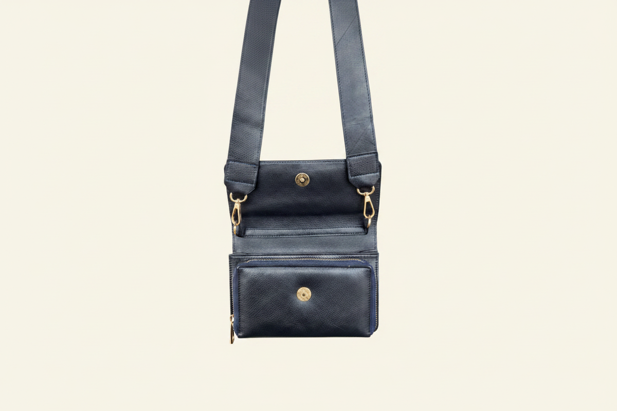 Navy City Sling - Interior