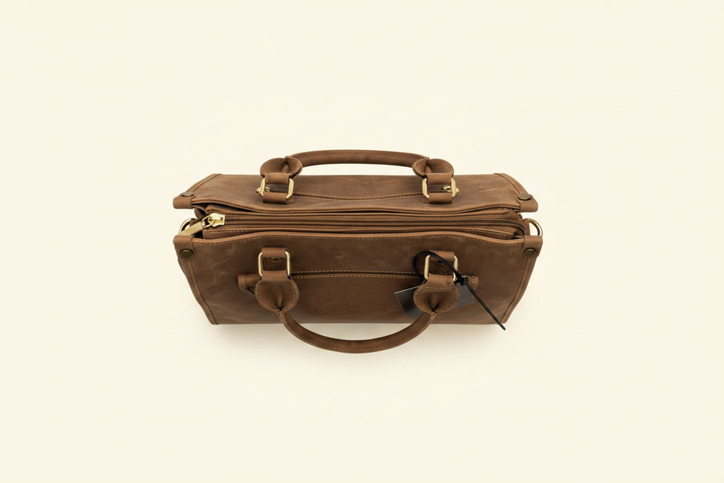 Nomad Satchel – Oil Pull-Up Leather