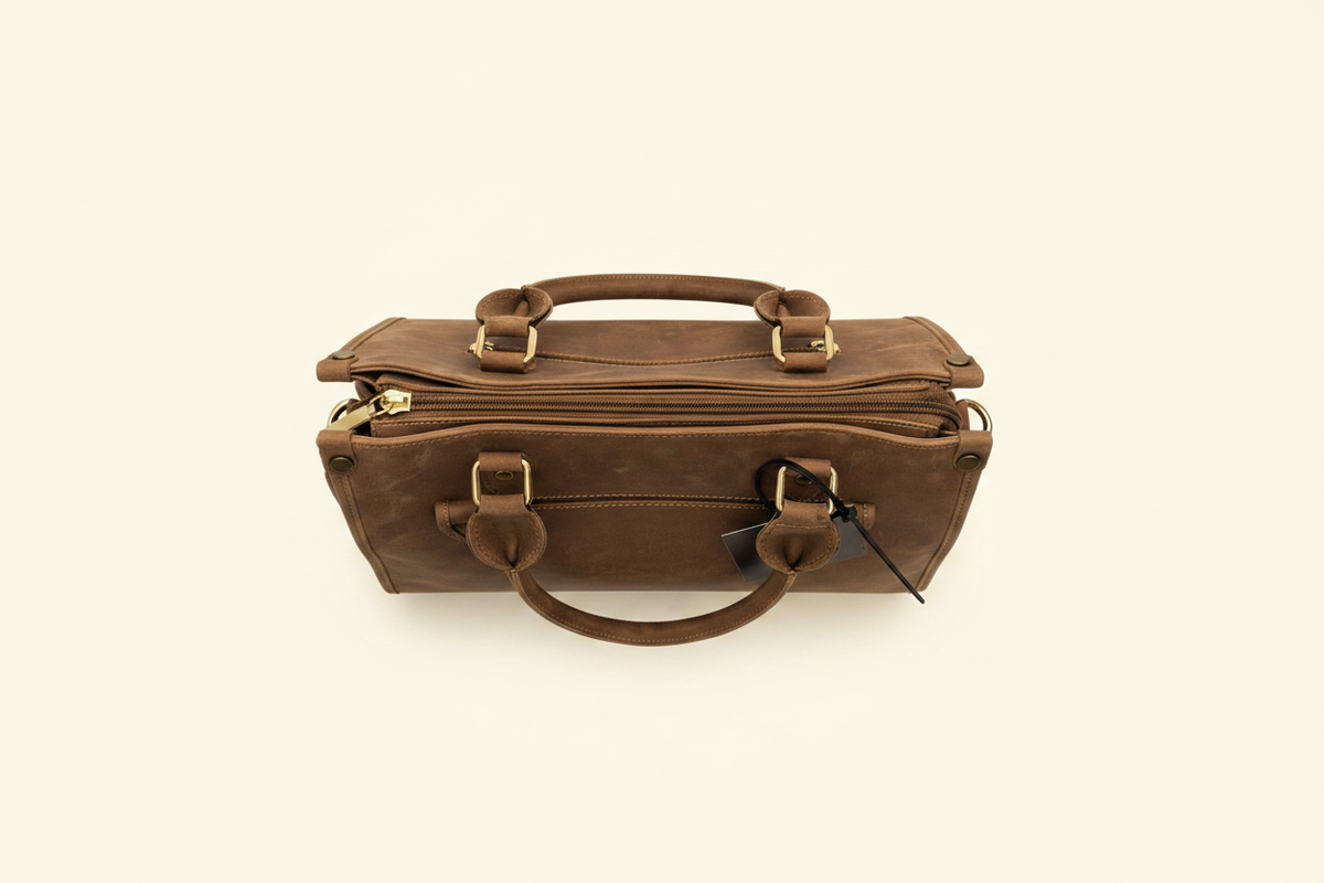 Nomad Satchel – Oil Pull-Up Leather