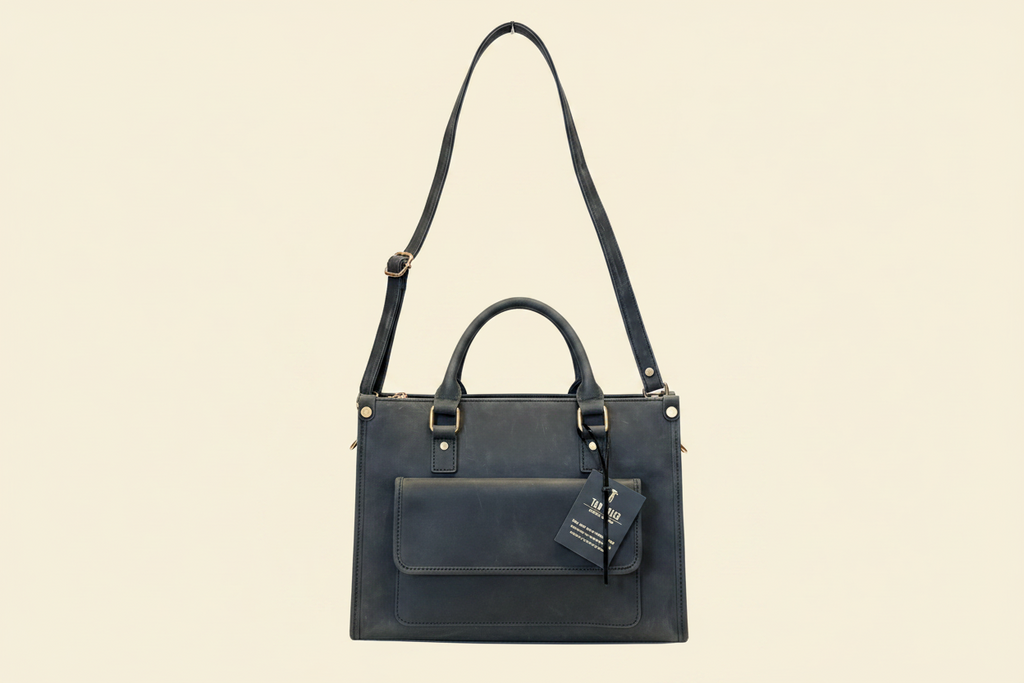 Nomad Satchel – Oil Pull-Up Leather