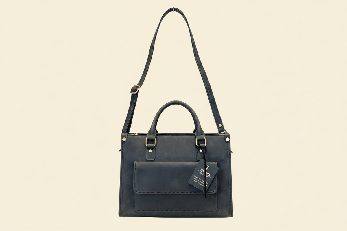 Nomad Satchel – Oil Pull-Up Leather
