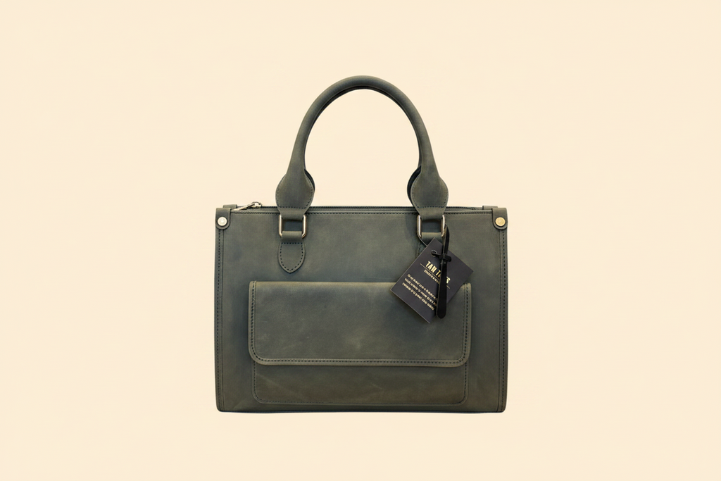 Nomad Satchel – Oil Pull-Up Leather