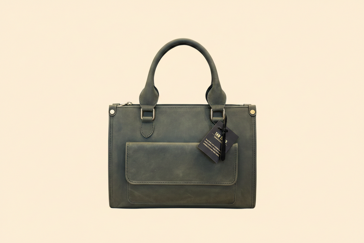 Nomad Satchel – Oil Pull-Up Leather