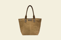 Tan Tales Suede Tote Bag