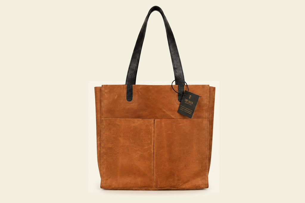 tan tales double tote