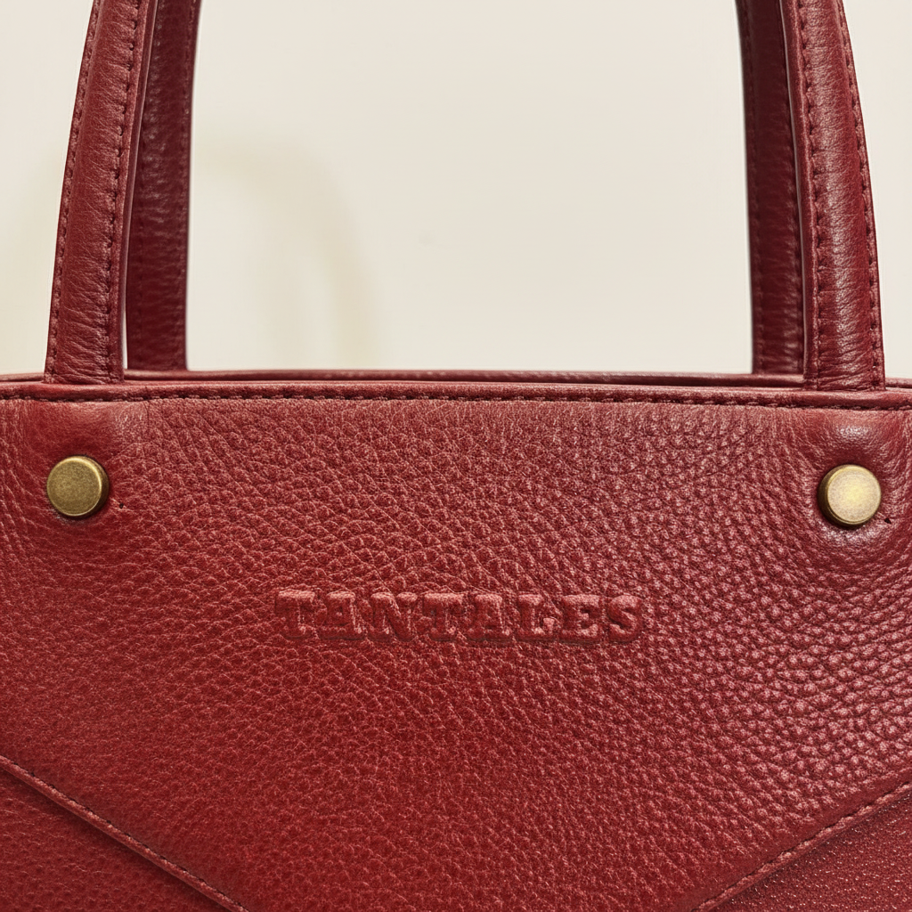 Red Dome Tote - Logo Clean