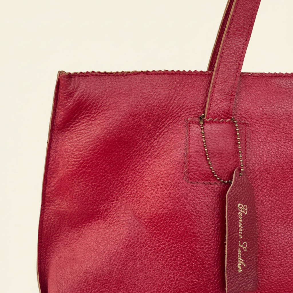 Red Tote - Detail