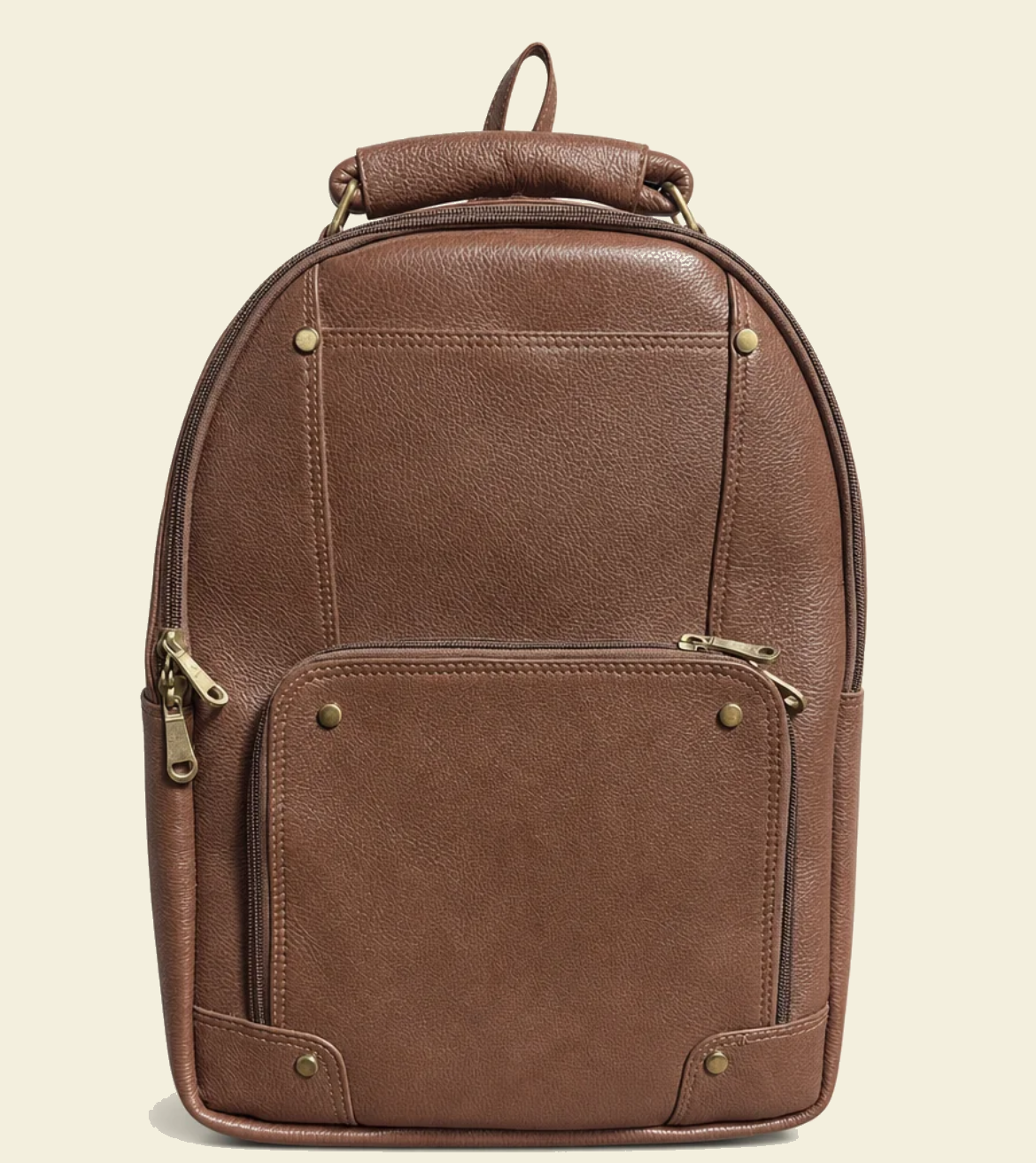 Tan Tales Heritage Leather Backpack