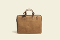 Tan Tales Slim Laptop Briefcase