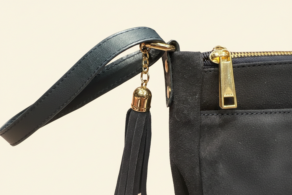 Tan Tales Suede Crossbody