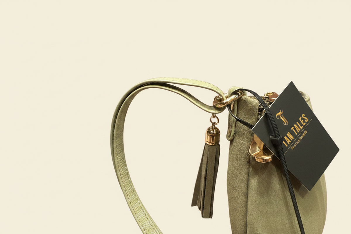 Tan Tales Suede Crossbody
