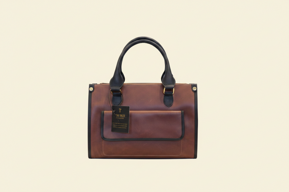 Nomad Satchel – Oil Pull-Up Leather